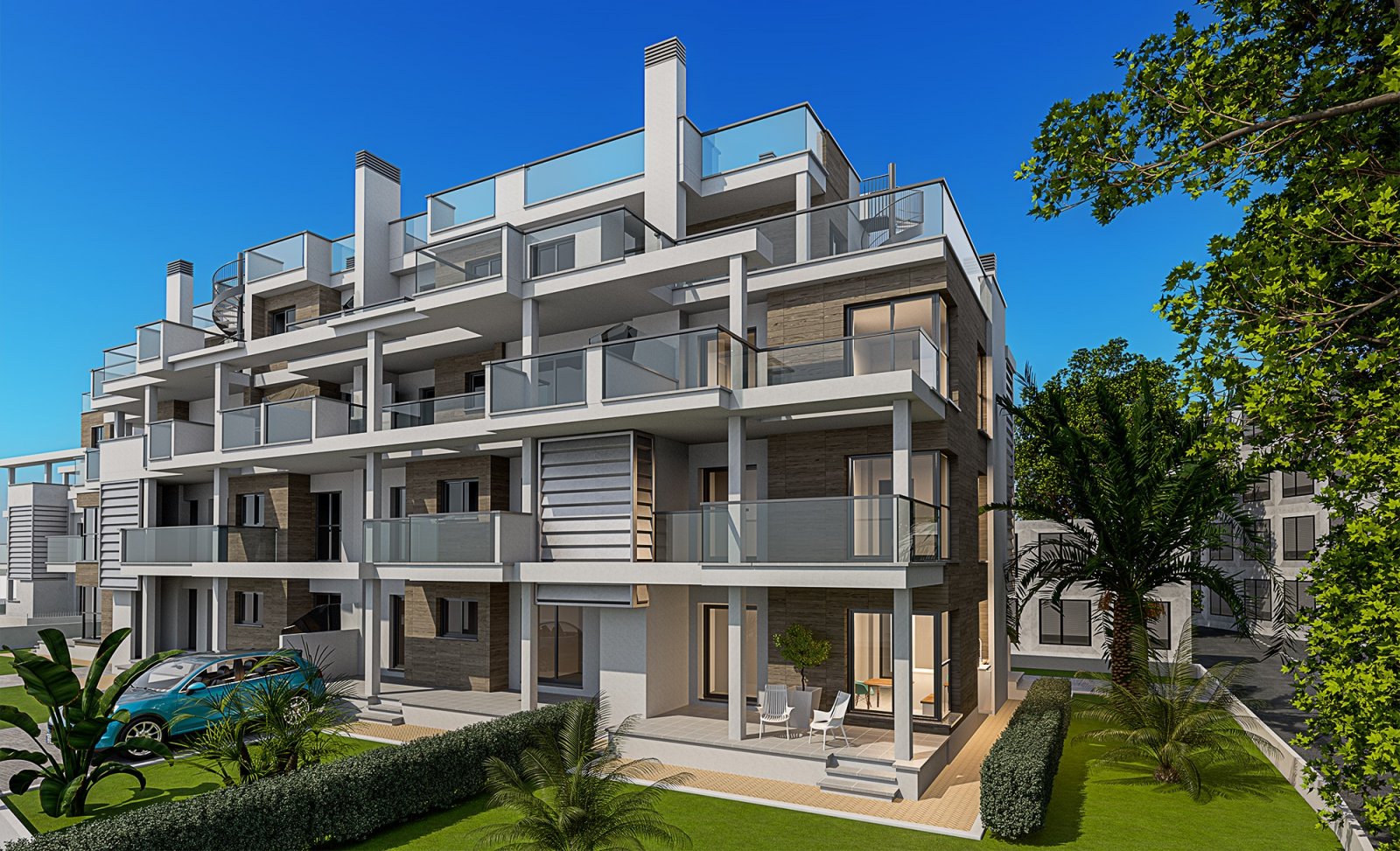 Modernes Apartment mit Garten und Terrasse in Meeres- und Naturnähe in Denia