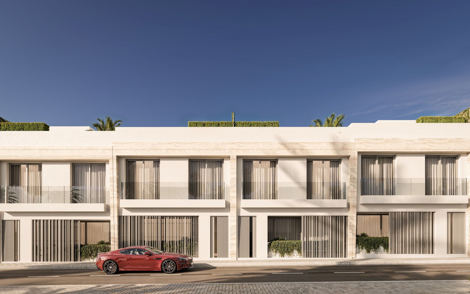 Exklusives Stadthaus mit Meerblick und in der Nähe eines Golfplatzes, Marbella