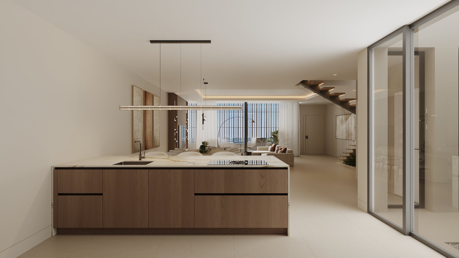 Exklusives Stadthaus mit Meerblick und in der Nähe eines Golfplatzes, Marbella