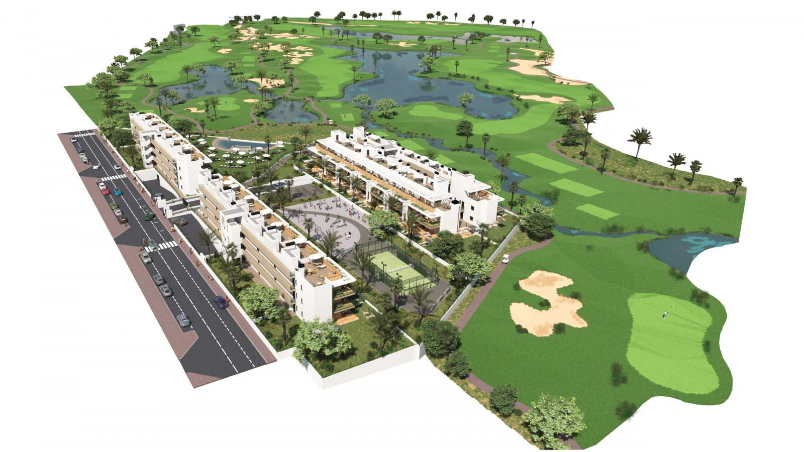 Moderne Wohnungen in der Nähe von Meer und Golf, Los Alcázares