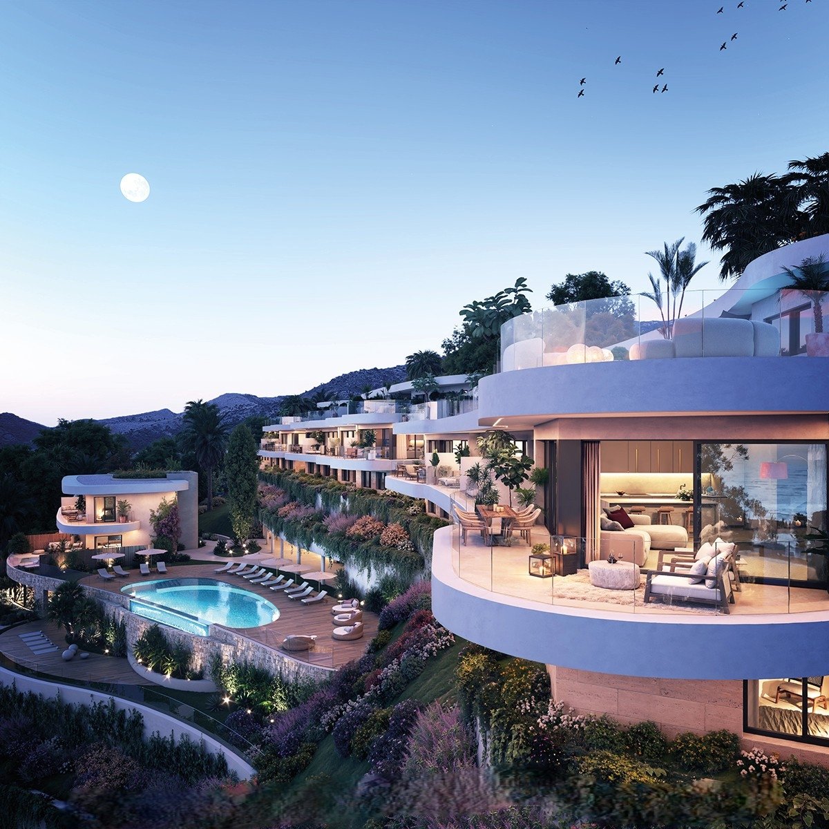 Exklusive Stadthäuser, privater Pool, 4 km vom Meer entfernt, Fuengirola