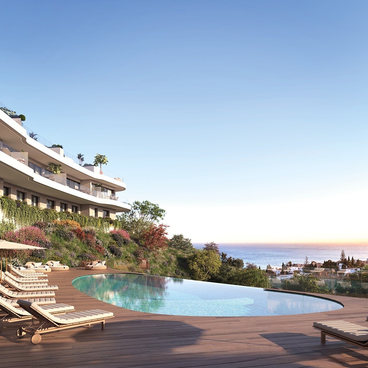 Exklusive Stadthäuser, privater Pool, 4 km vom Meer entfernt, Fuengirola