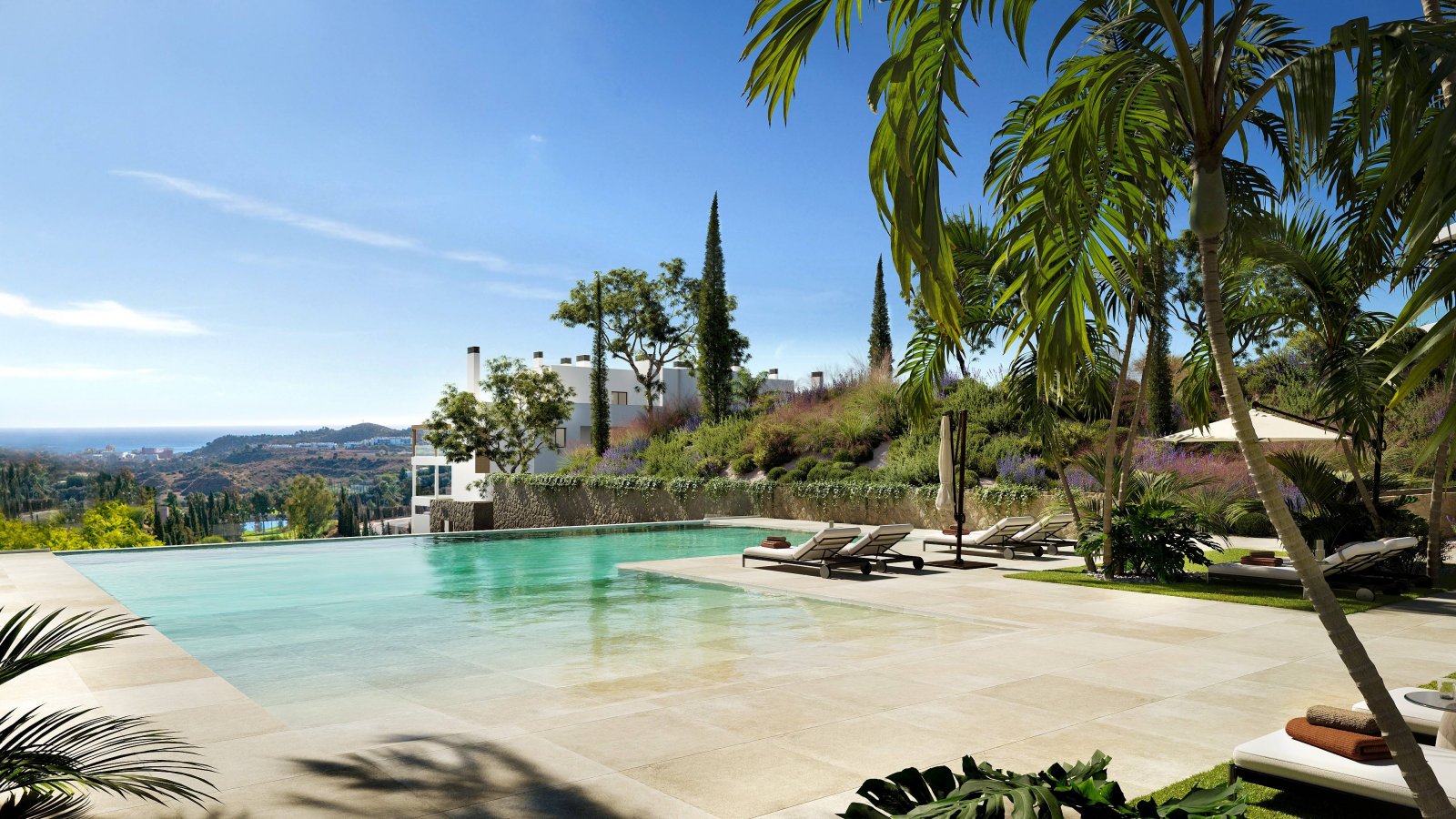 Exklusive Apartments mit Meerblick direkt am Golfplatz Las Lagunas de Mijas