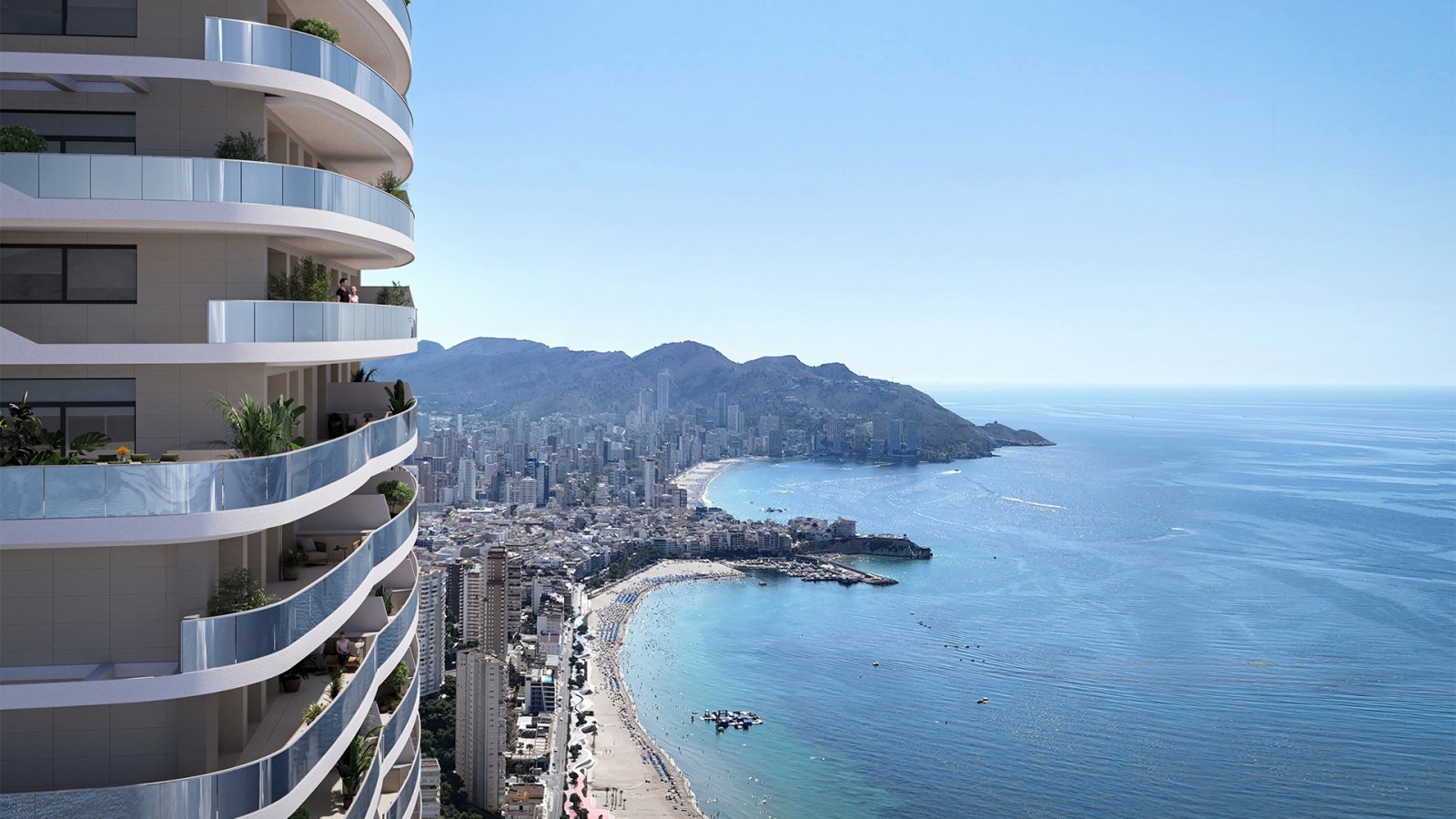 Exklusive Wohnung für ein außergewöhnliches Leben mit atemberaubendem Meerblick in Benidorm