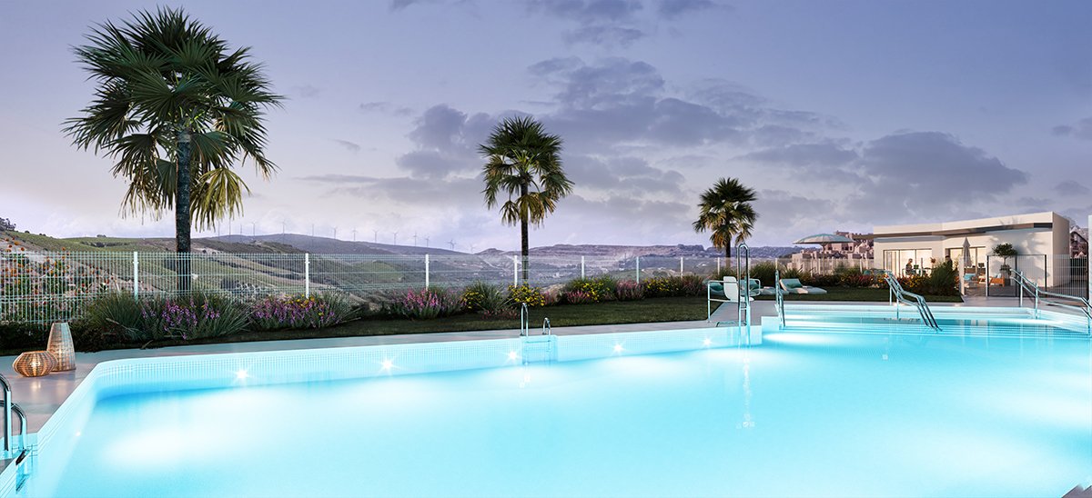 Moderne Apartments, 1,2 km vom Meer und Gemeinschaftspool entfernt, Manilva