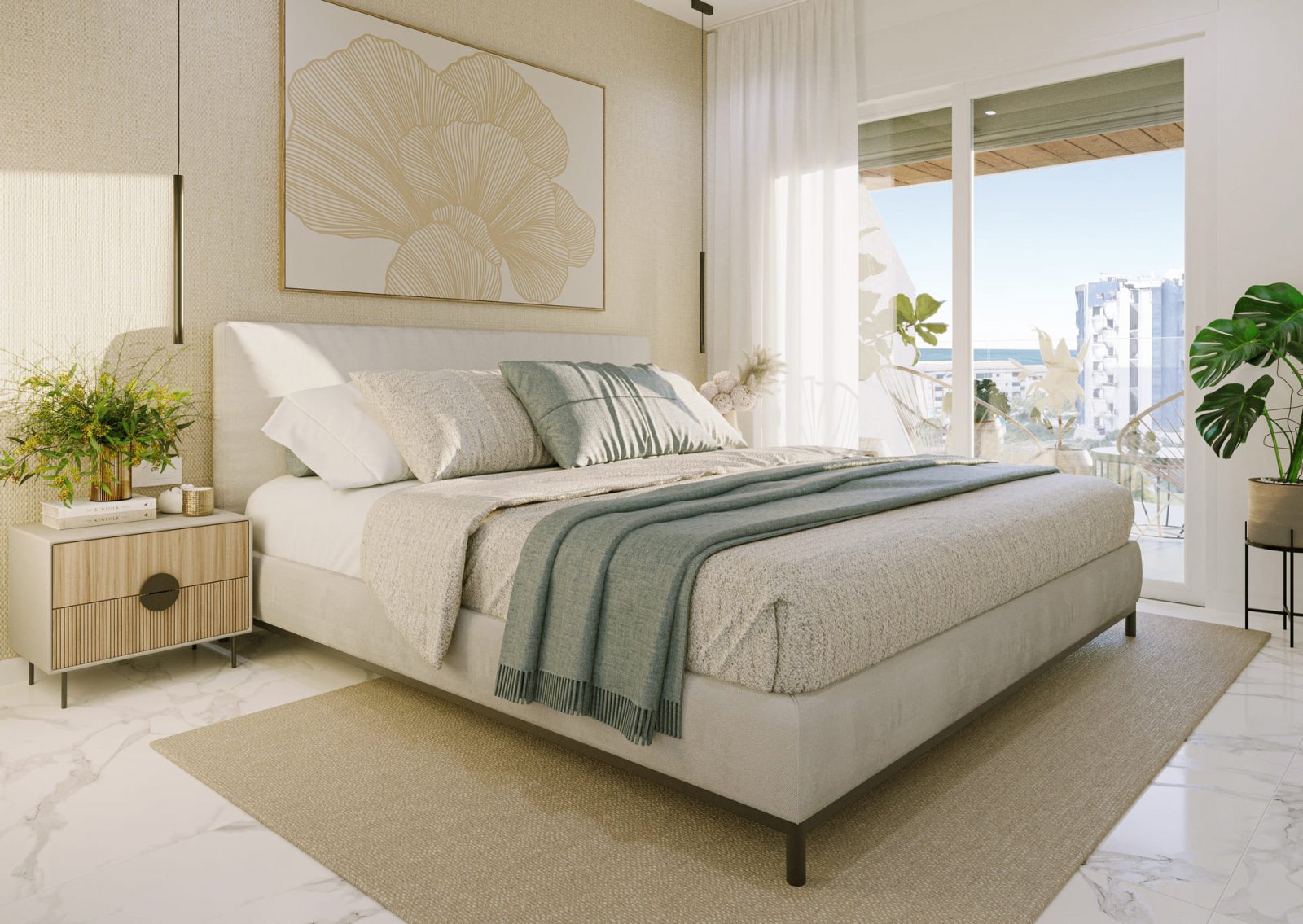 Modernes Apartment mit Meerblick, Punta Prima, Orihuela Costa