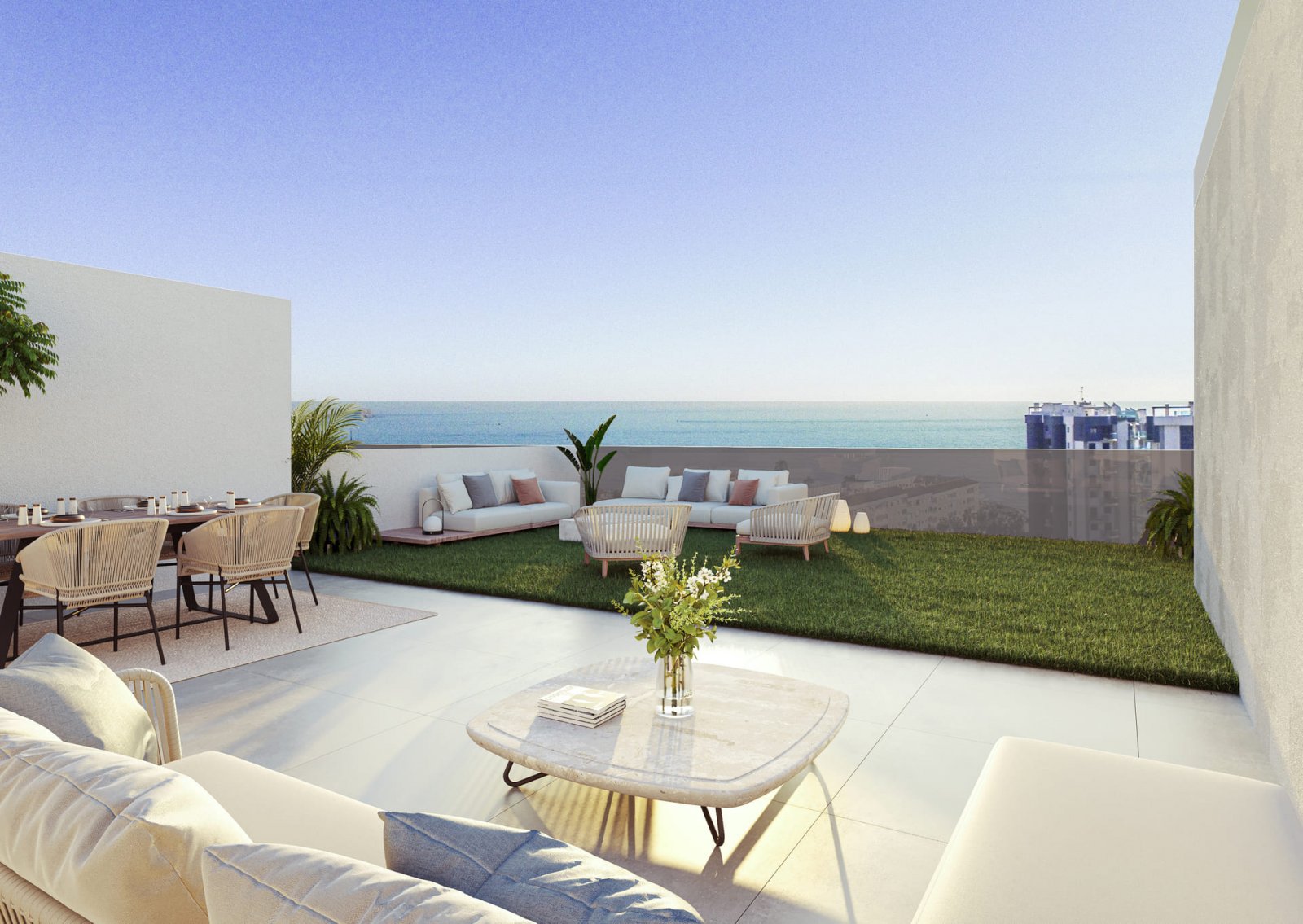 Modernes Apartment mit Meerblick, Punta Prima, Orihuela Costa