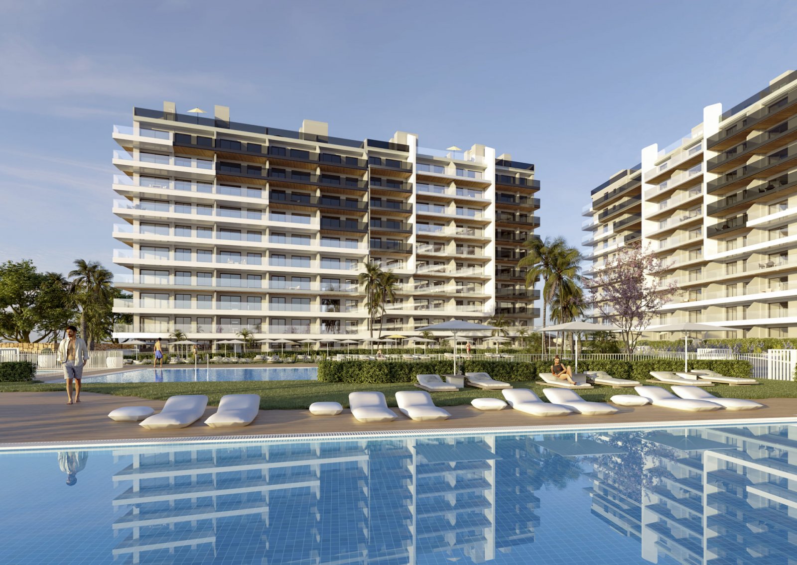 Modernes Apartment mit Meerblick, Punta Prima, Orihuela Costa