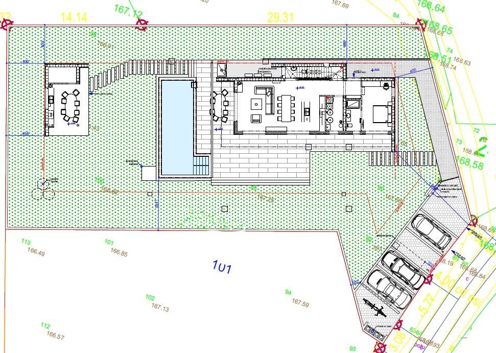 Moderne Villa, Privatsphäre, Pool und Waldruhe → Matulini, Poreč