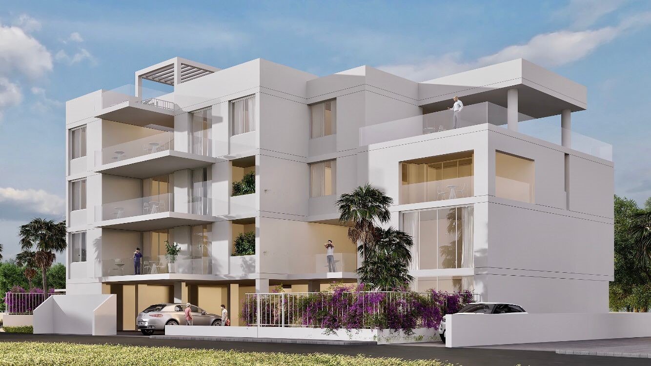 Luxuriöse 3-Zimmer-Wohnung in Larnaka, zwei Badezimmer