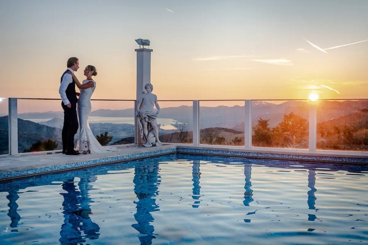 Villa mit Panoramablick auf das Meer und die Inseln, nur 20 Minuten von Split entfernt