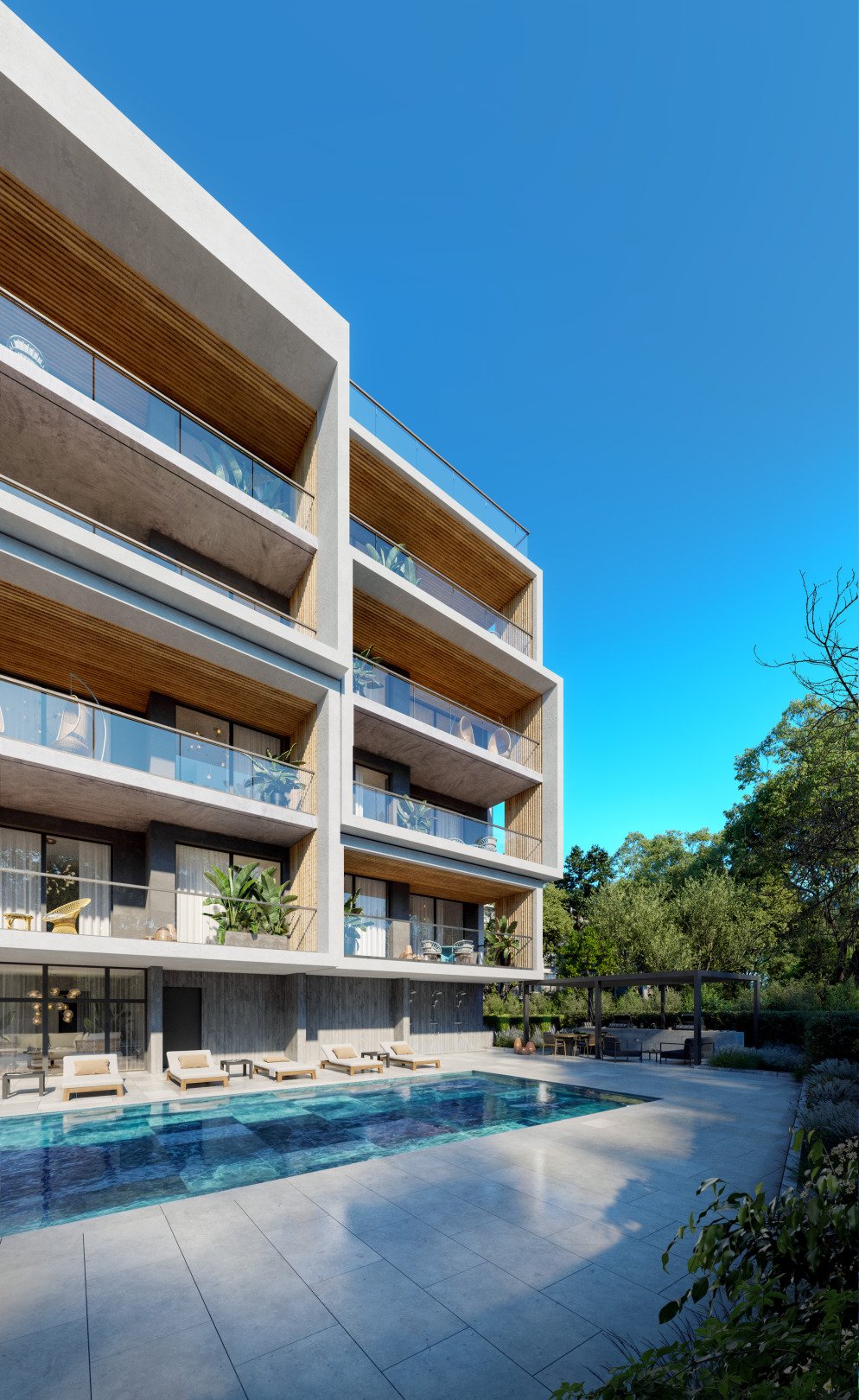Anlageobjekt: Dreizimmerwohnung nur 700 m vom Meer in Limassol entfernt, Meerblick
