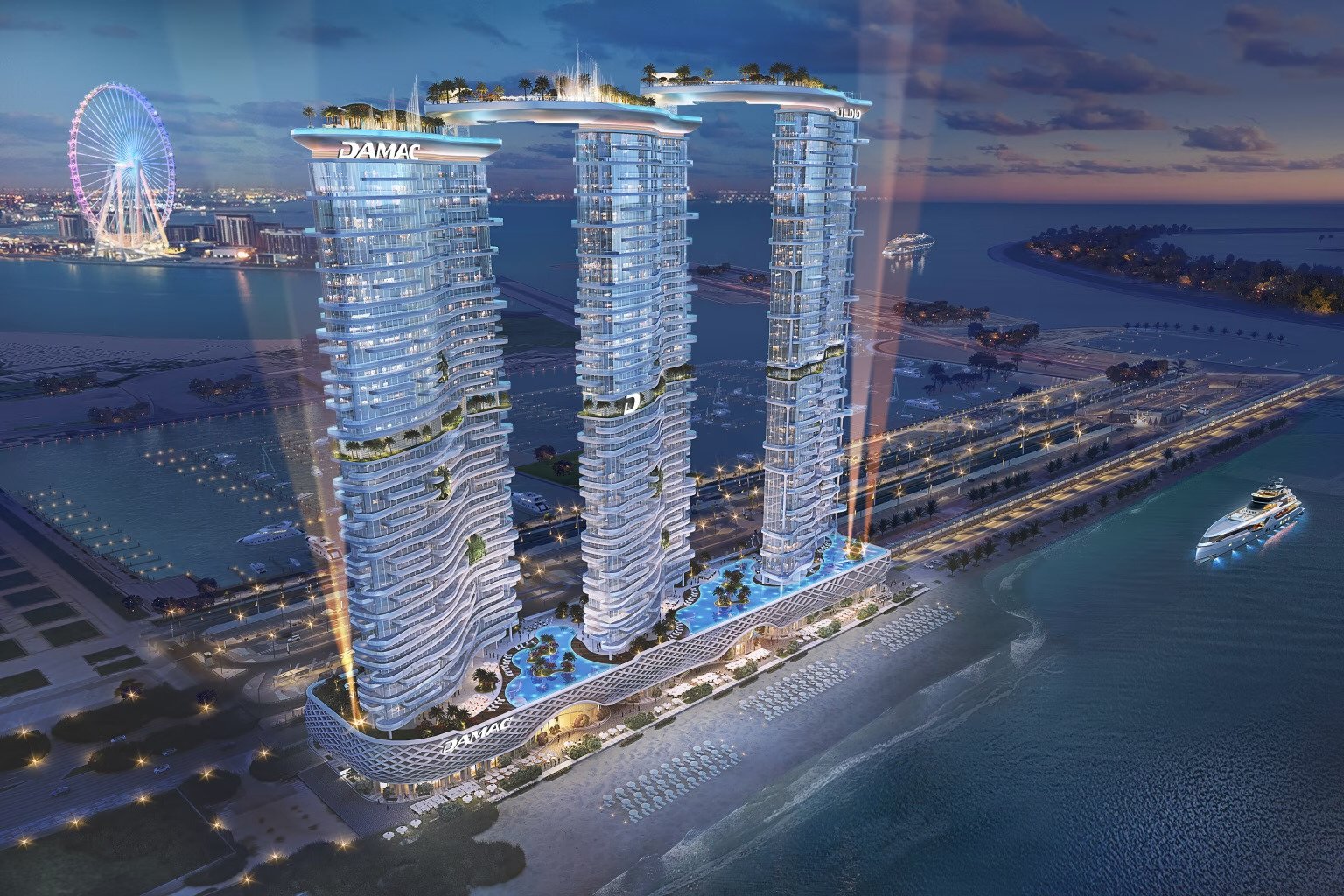 Dubai: DAMAC Bay by Cavalli – Luxuriöses Wohnen am Wasser im Herzen des Dubai Harbour 