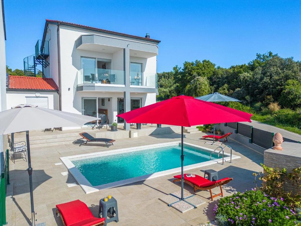 Šegotići: Luxuriöse Villa mit Pool und Meerblick in einer Naturoase, Pavićini – Duga Uvala, Kroatien Šegotići: Luxuriöse Villa mit Pool und Meerblick in einer Naturoase, Pavićini – Duga Uvala, Kroatien