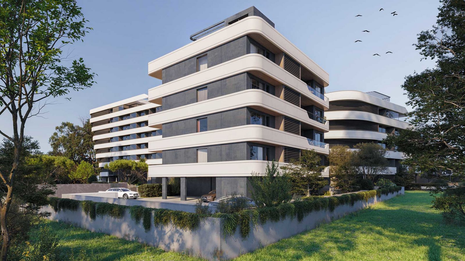 Luxuriöses Apartment mit vier Schlafzimmern → 500 m vom Strand, Pools und Gärten entfernt → Limassol
