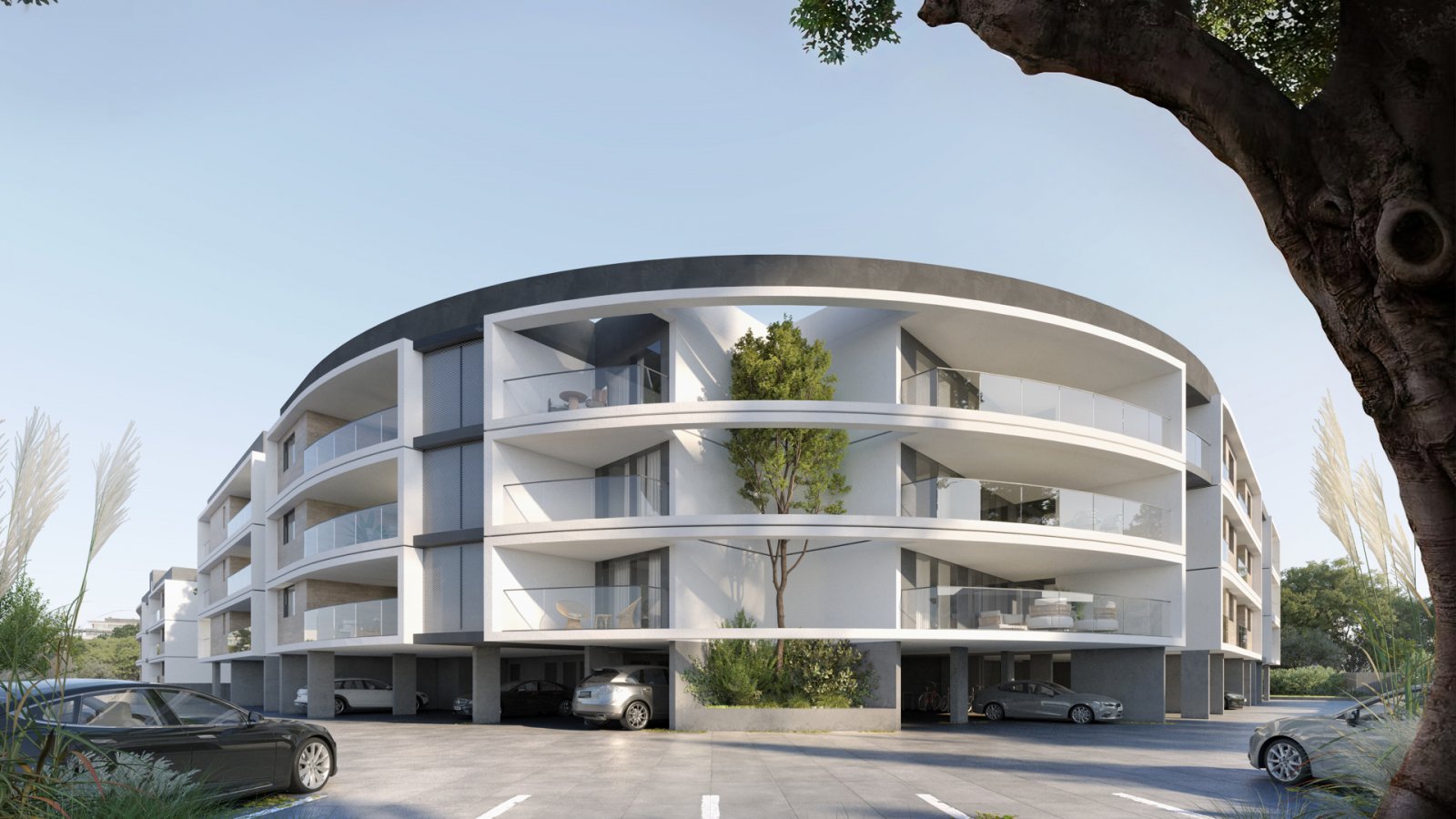Sonniges Apartment mit einem Schlafzimmer → Panoramablick aufs Meer, in Strand- und Zentrumsnähe → Paphos