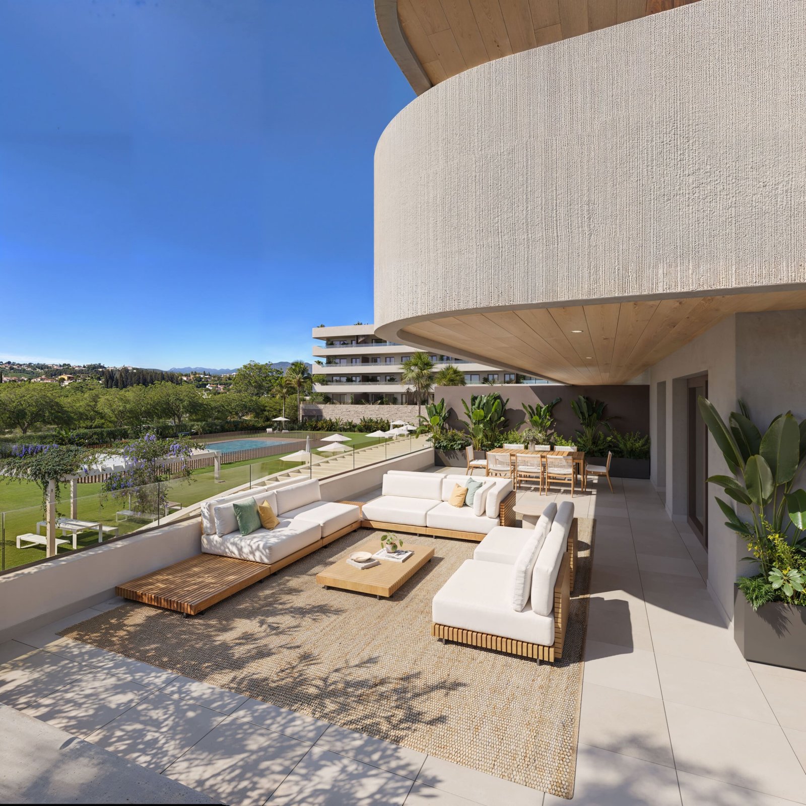 Exklusive Ferienwohnung am Meer, moderner Komplex, Fuengirola