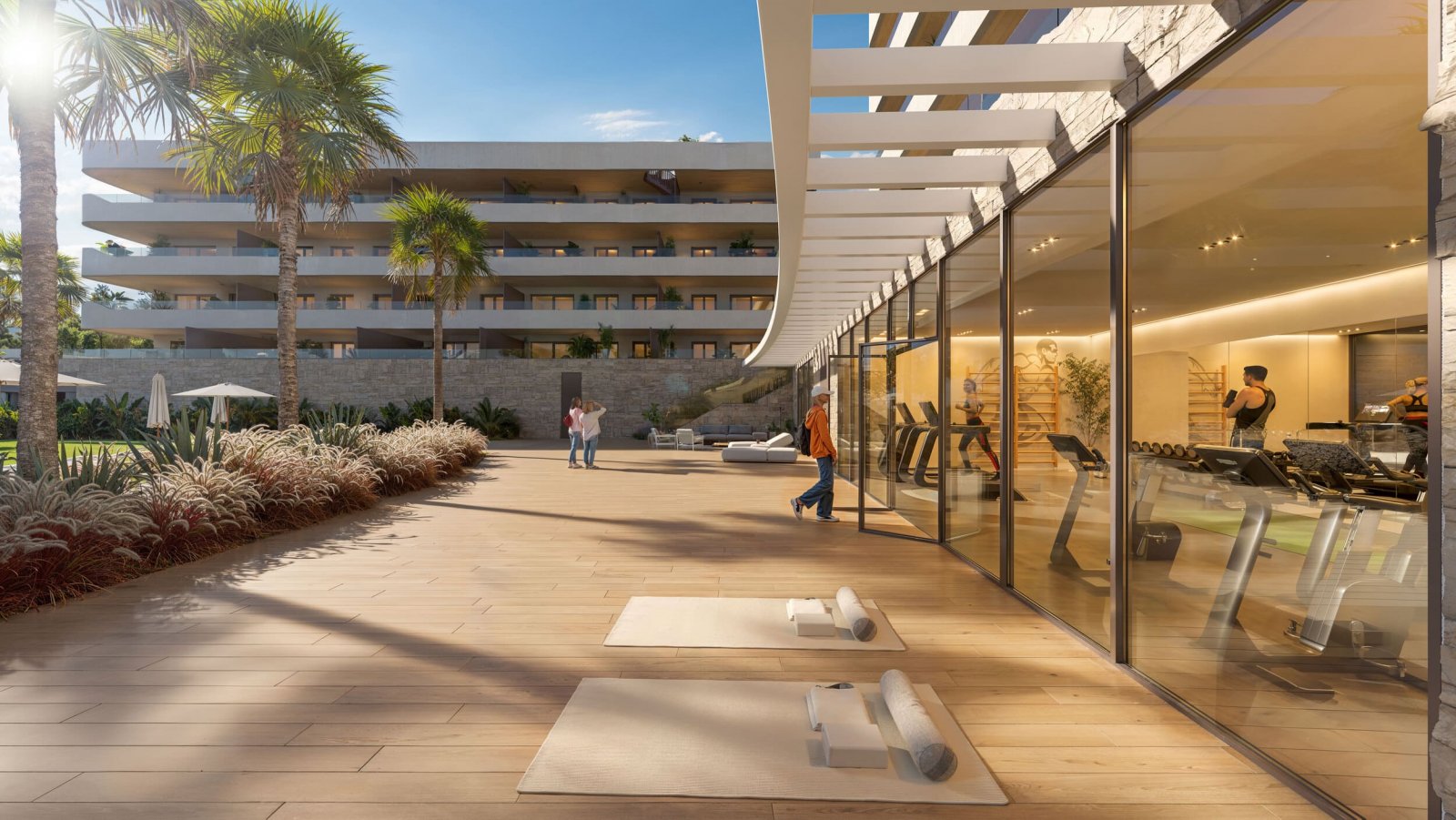 Exklusive Ferienwohnung am Meer, moderner Komplex, Fuengirola