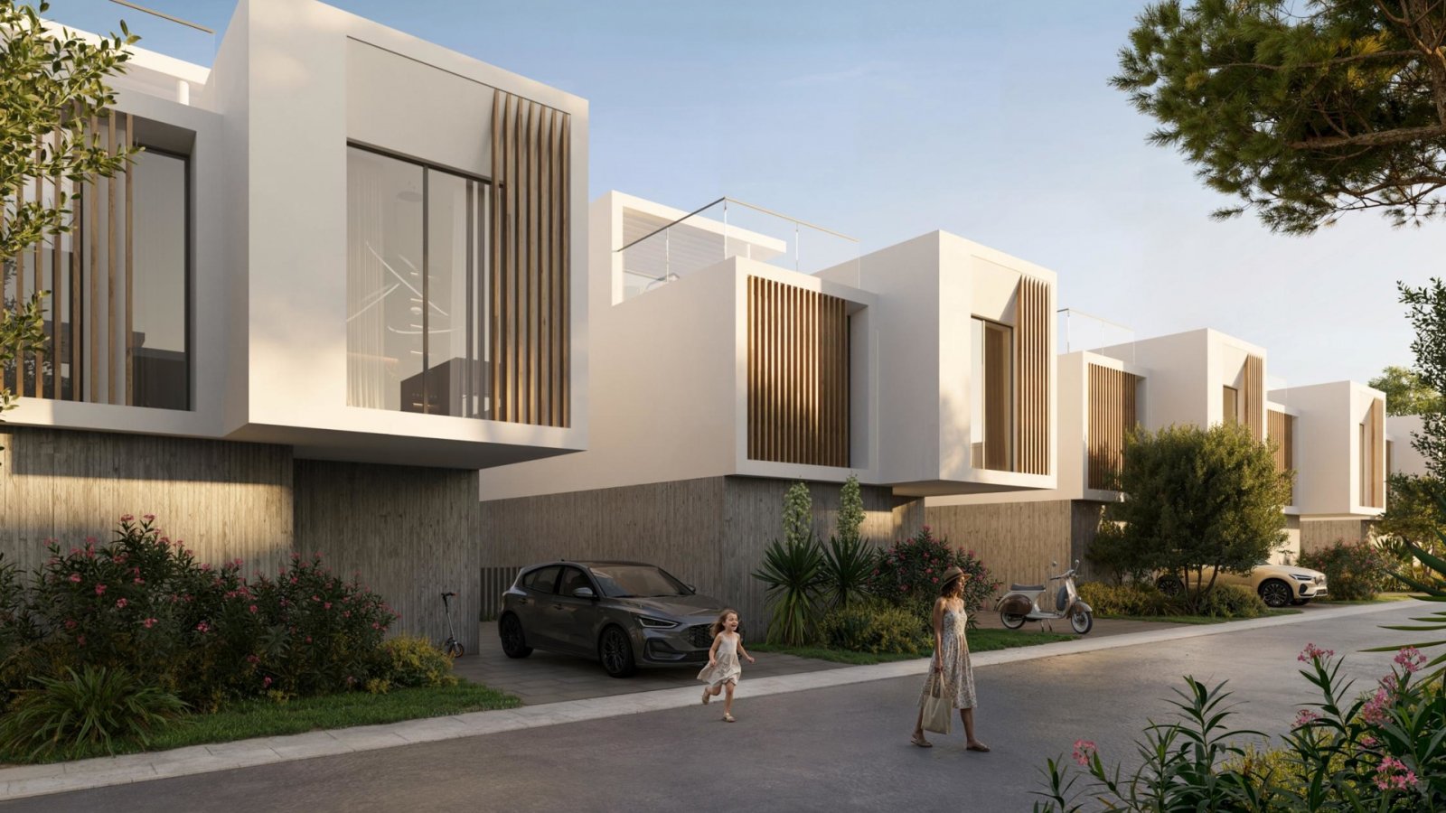 Luxuriöse Drei-Zimmer-Wohnung direkt an der Küste von Geroskipou, Paphos