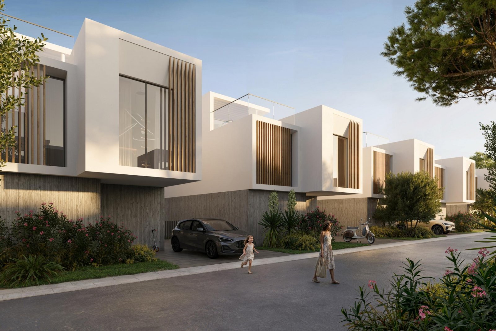 Luxuriöse Drei-Zimmer-Wohnung direkt an der Küste von Geroskipou, Paphos