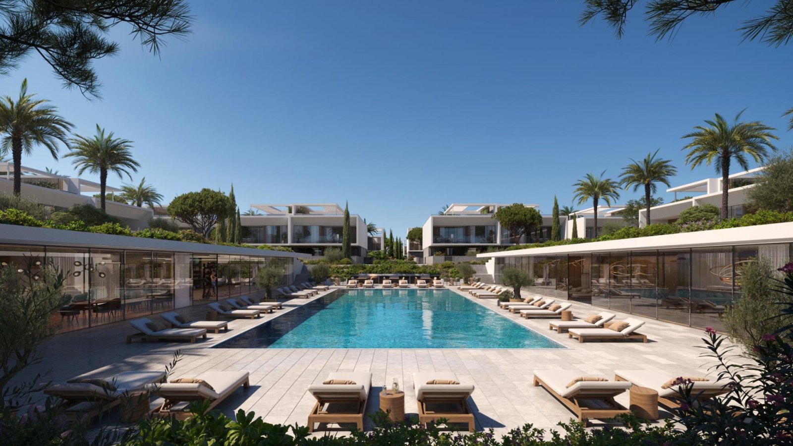 Luxuriöse Drei-Zimmer-Wohnung direkt an der Küste von Geroskipou, Paphos