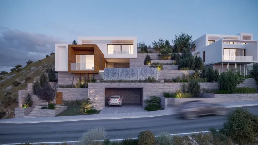 Tsada: Freistehende Villa in Tsada, Paphos 