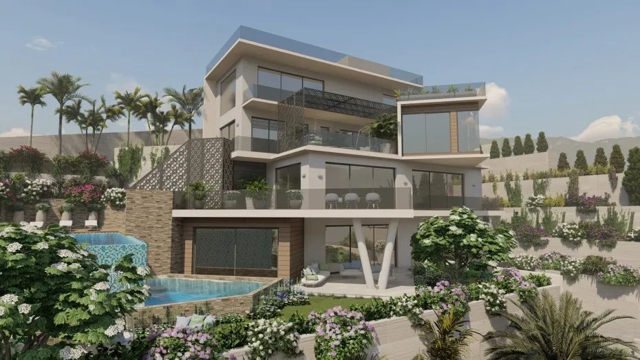 Freistehende Villa in Agios Tychonas, Limassol