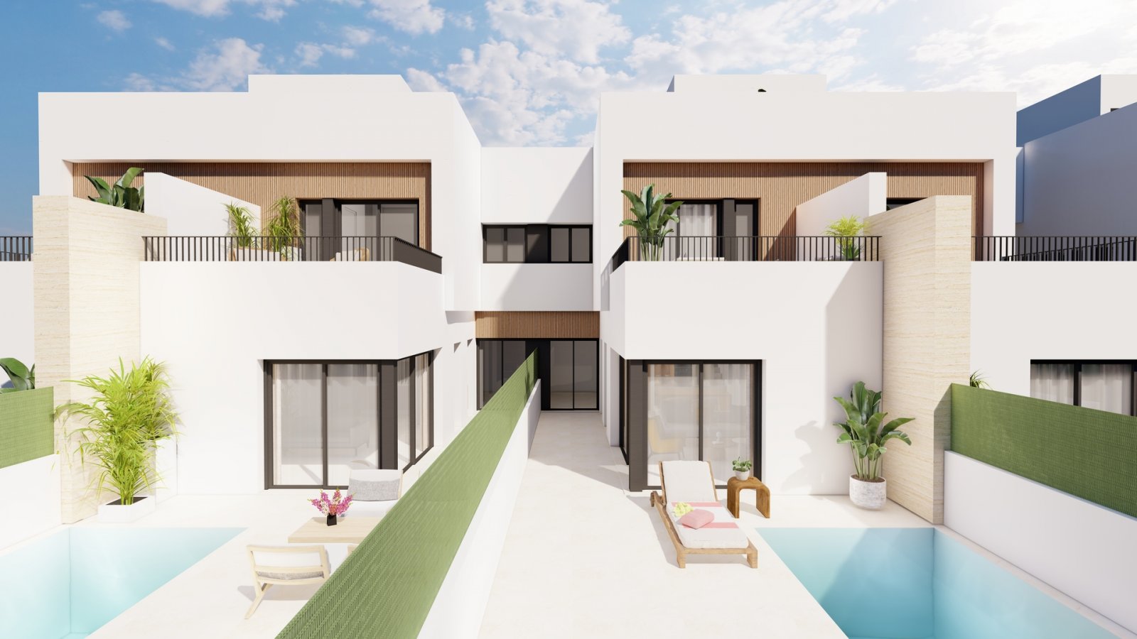 Luxuriöse Stadthäuser am Meer, San Javier