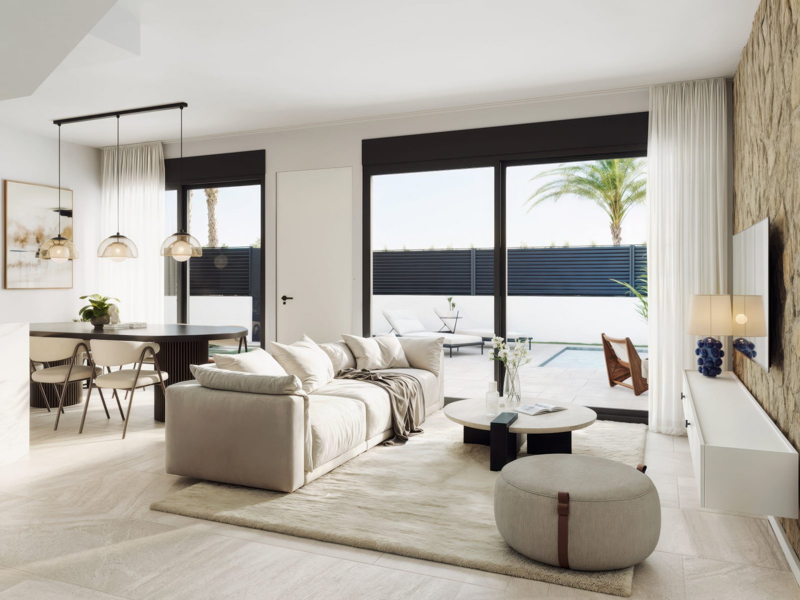 Modernes Haus mit Garten am Meer, Santa Rosalía