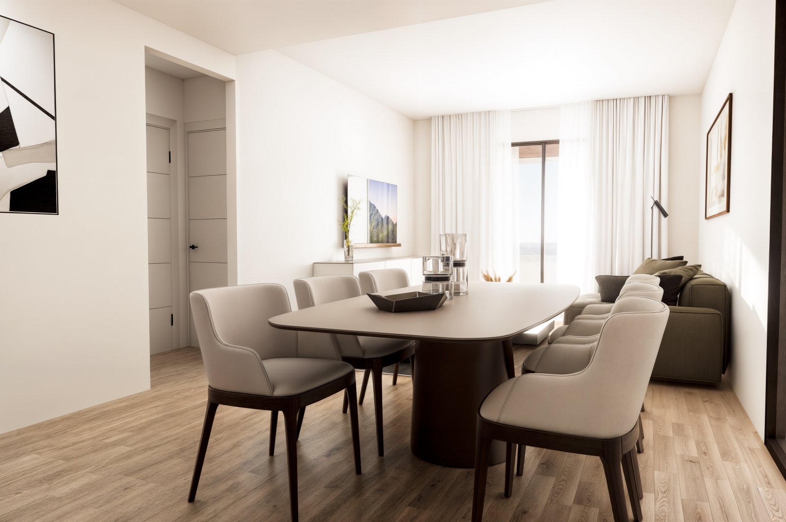 Modernes Apartment mit Meerblick, in Strandnähe, Finestrat