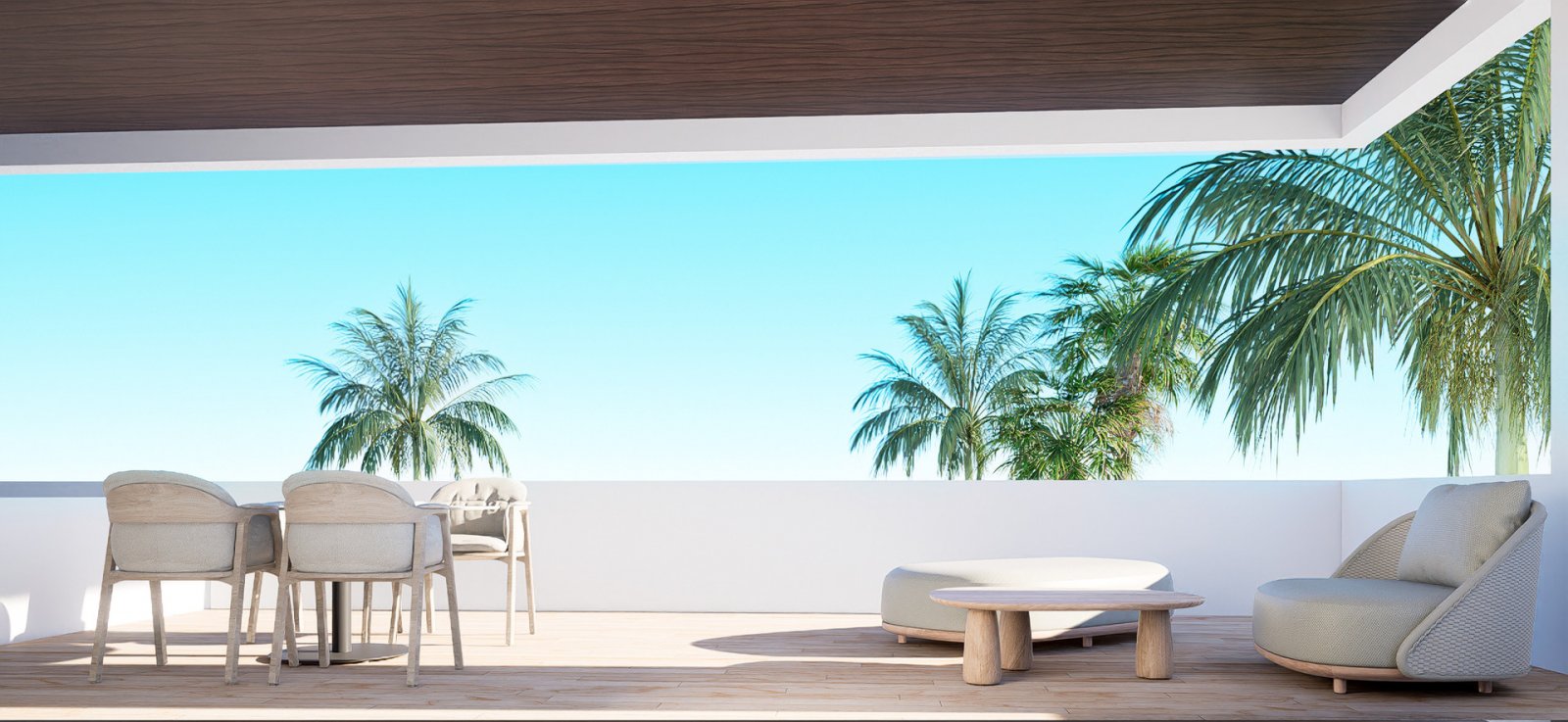 Modernes Apartment mit Meerblick, in Strandnähe, Finestrat