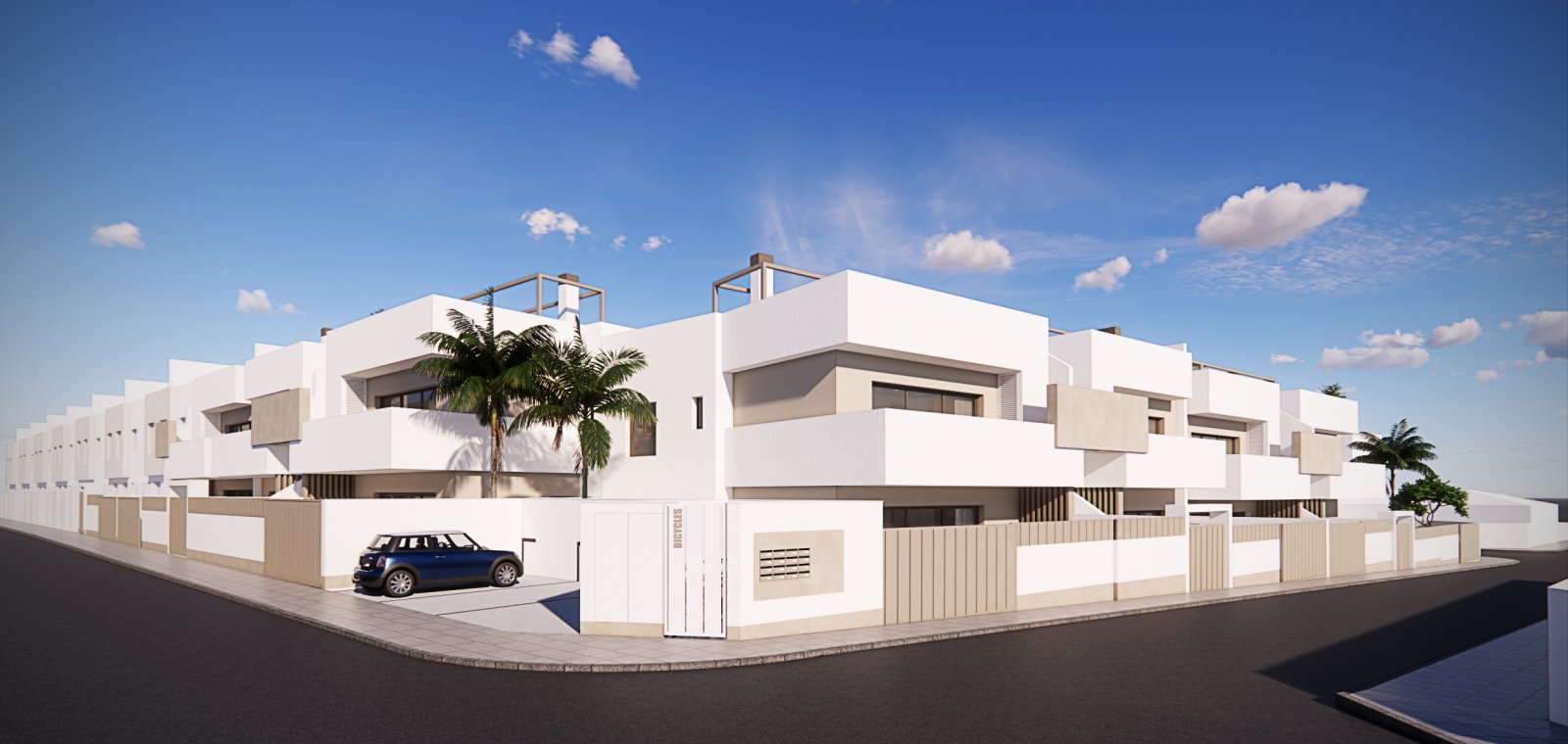 Moderner Bungalow mit Terrasse, in der Nähe des Flughafens Pilar de la Horadada