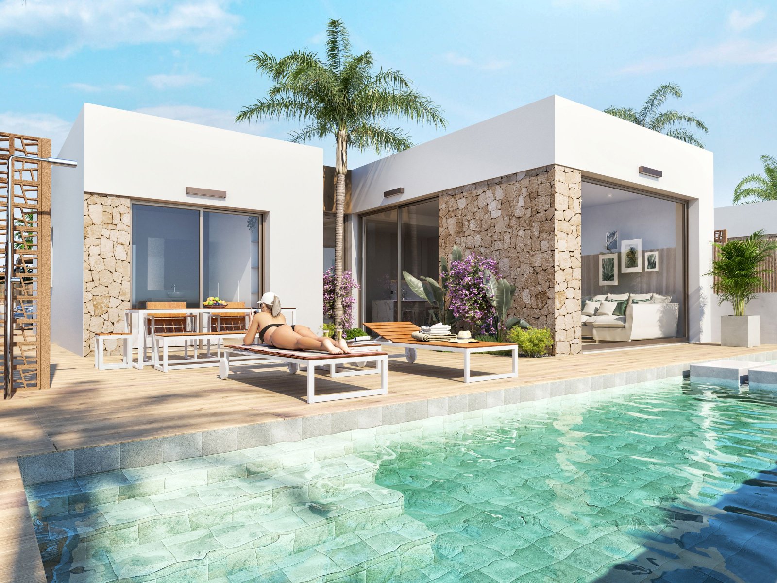 Exklusive Villa am Meer und Golfplatz, Los Alcázares