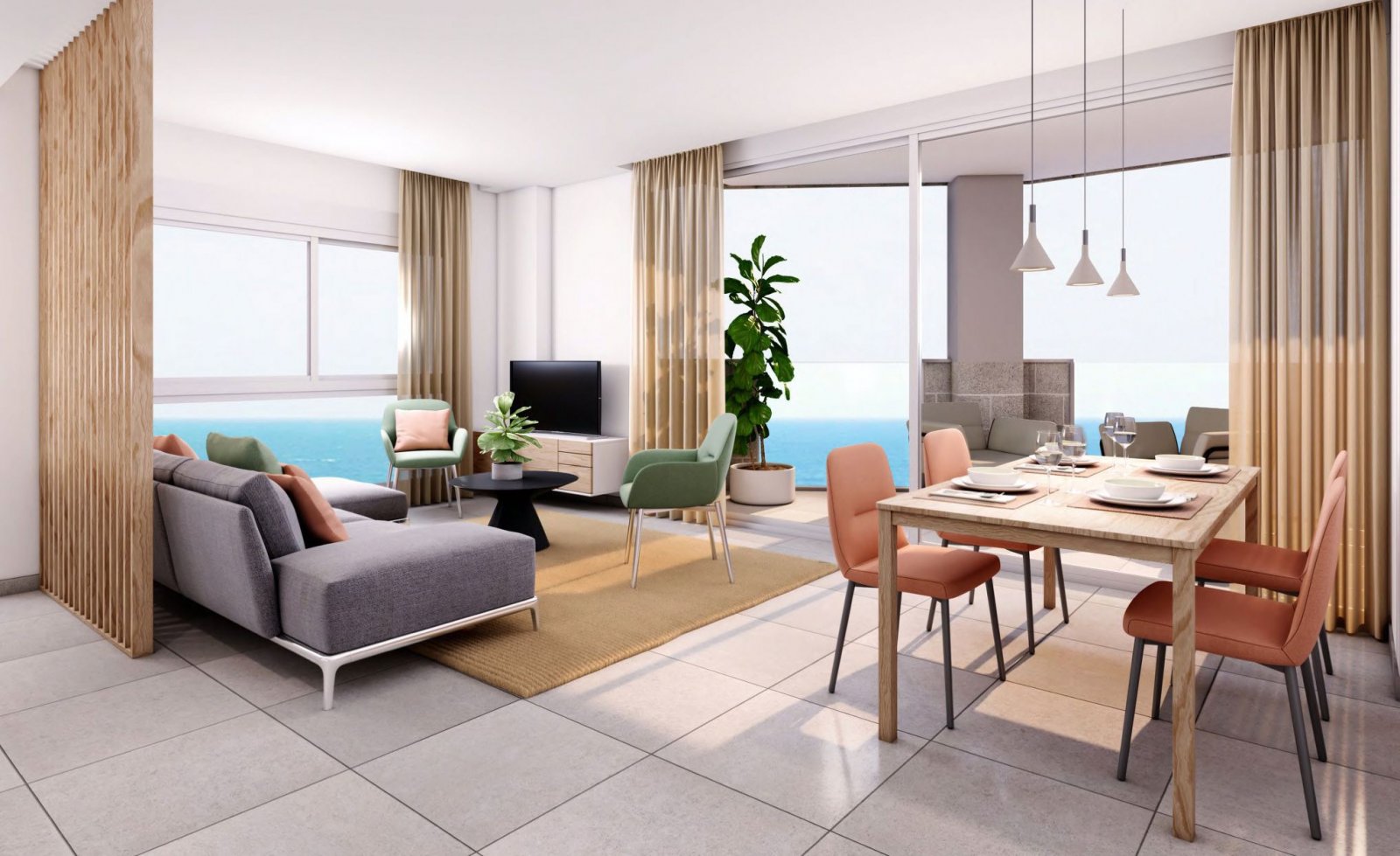 Modernes Apartment am Meer, La Manga del Mar Menor, Spanien