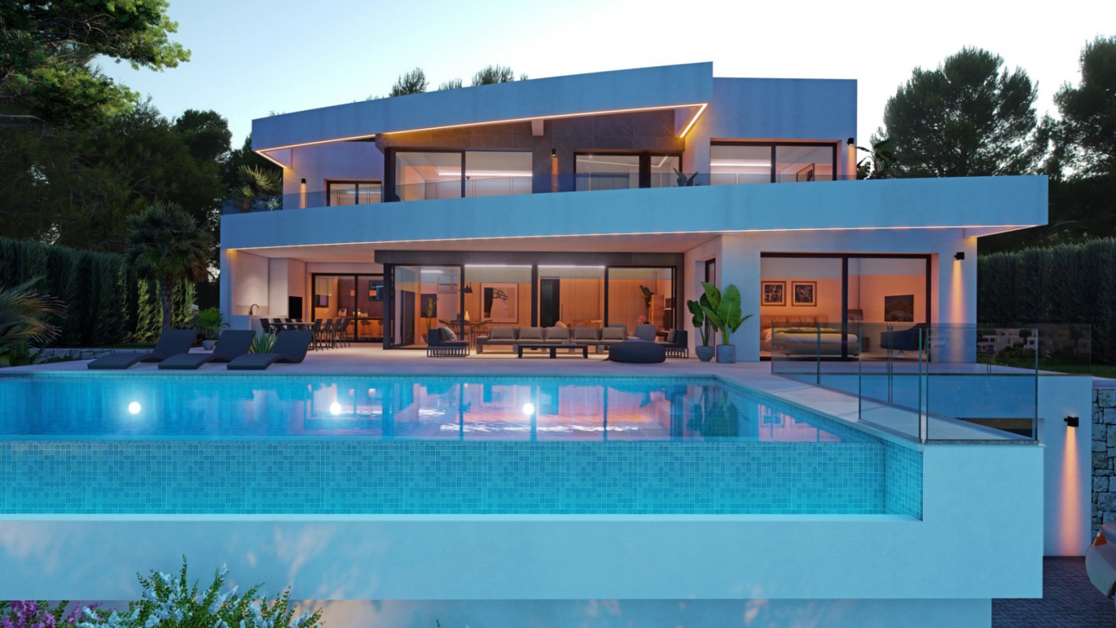 Exklusive Villa mit Meerblick, Teulada