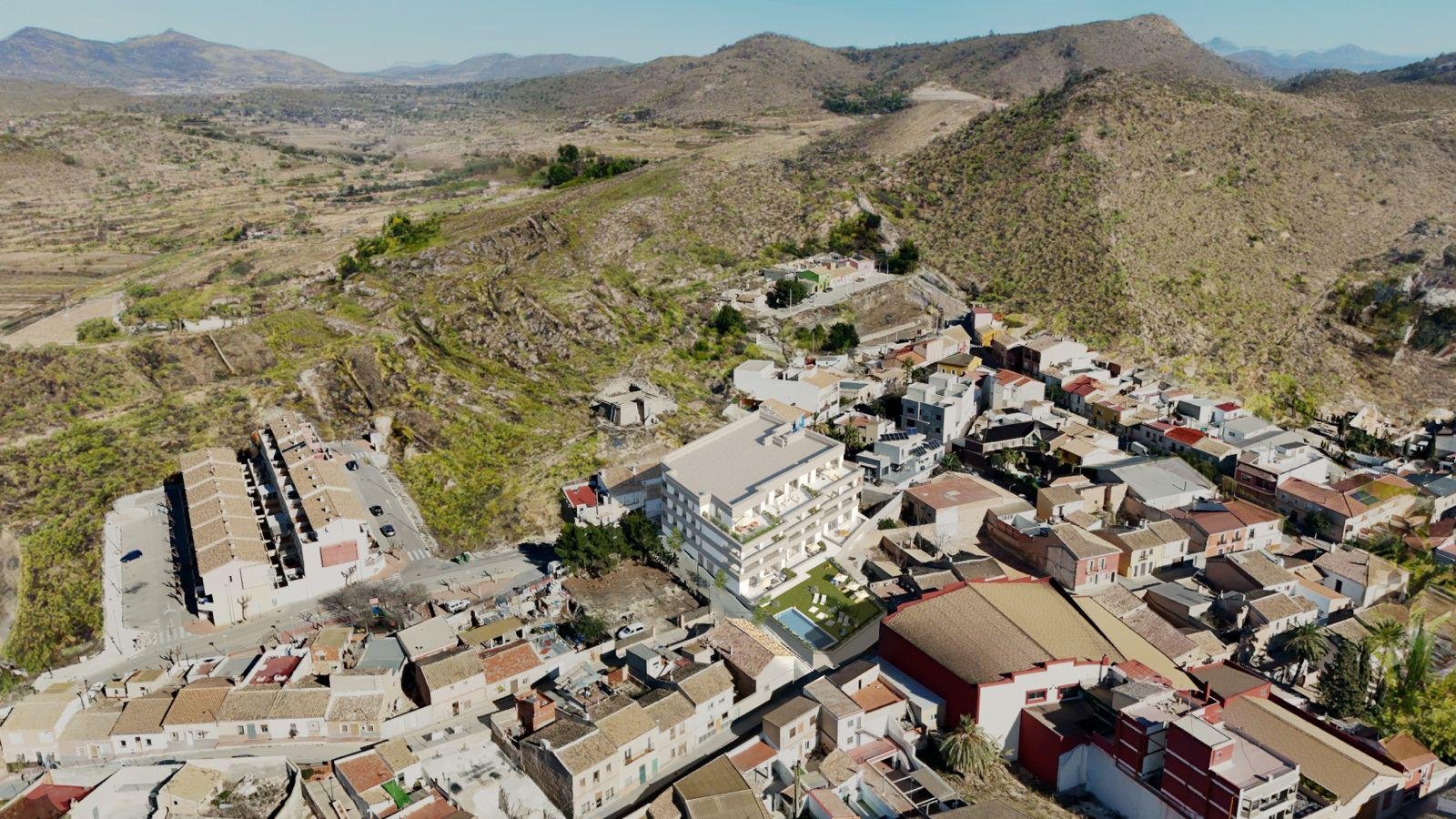Moderne Apartments im ruhigen Hondón de las Nieves, 30 km vom Flughafen entfernt