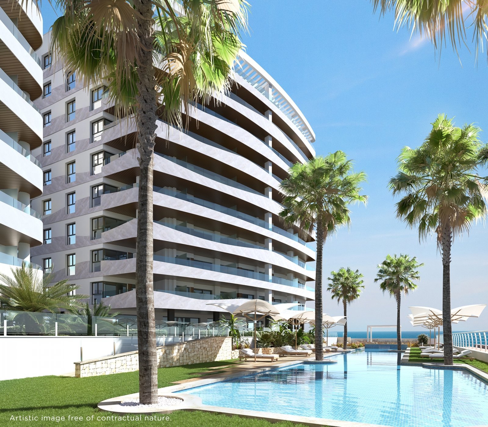 Elegantes Apartment mit Meerblick, La Manga