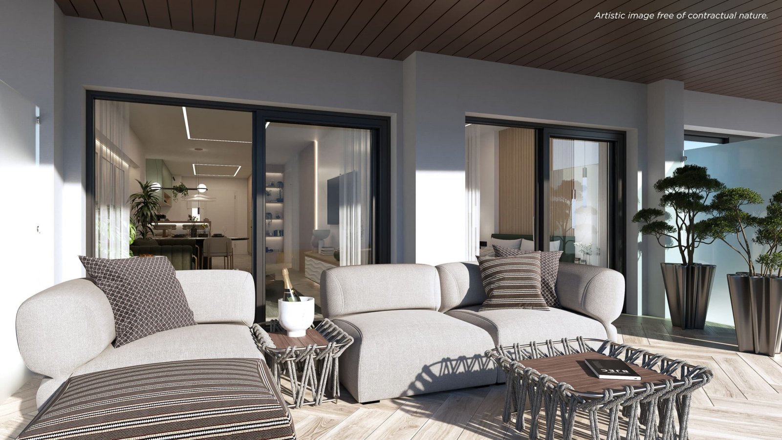 Elegantes Apartment mit Meerblick, La Manga