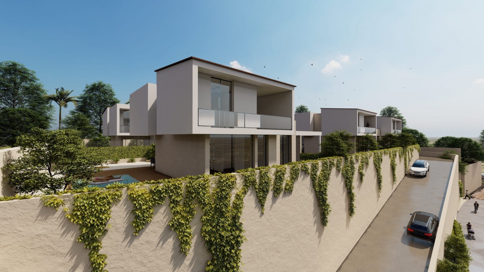 Luxushaus mit Pool und Meerblick, La Nucia