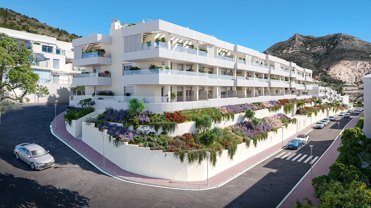 Moderne Apartments am Meer, in der Nähe des Flughafens Benalmádena