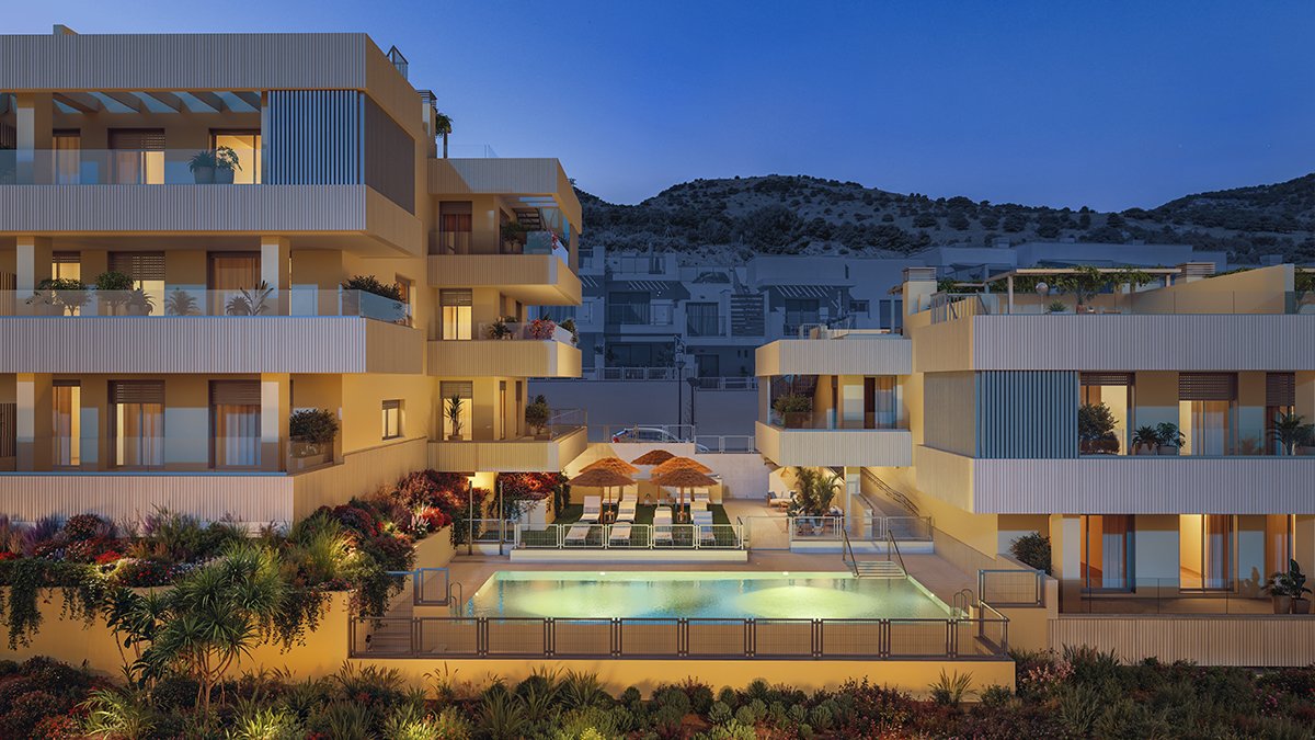Moderne Apartments am Meer, in der Nähe des Flughafens Benalmádena