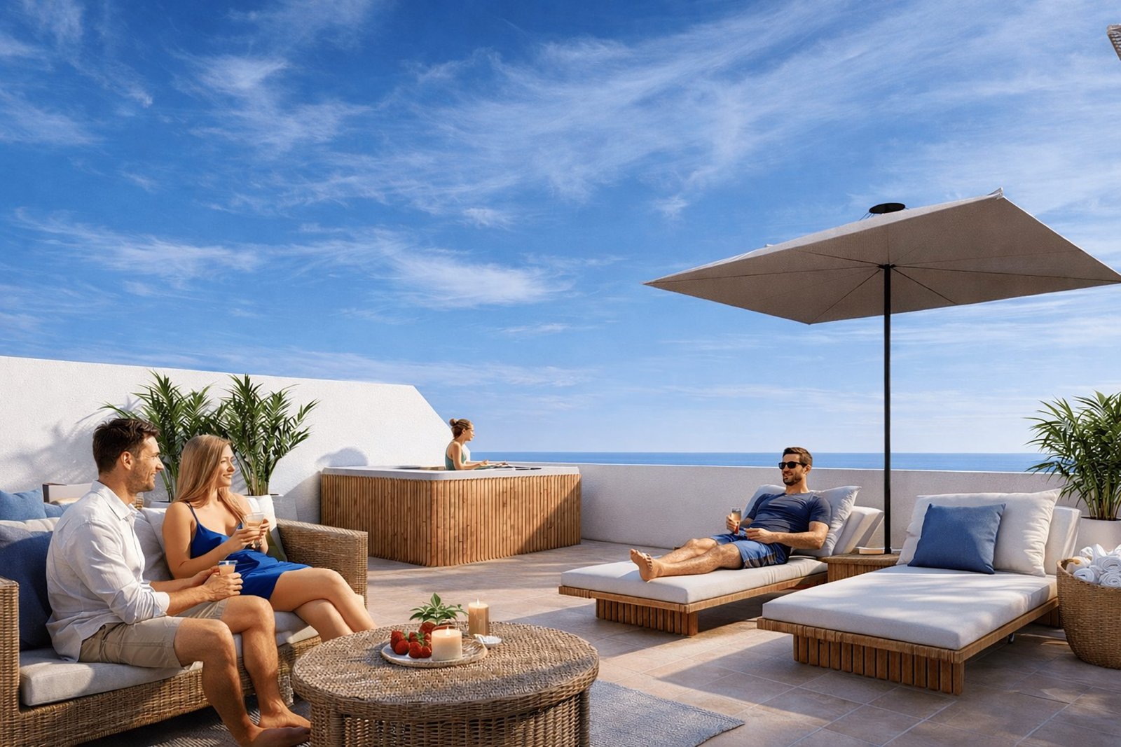 Luxusapartments am Meer, Golfplatz und Stränden, Los Alcázares