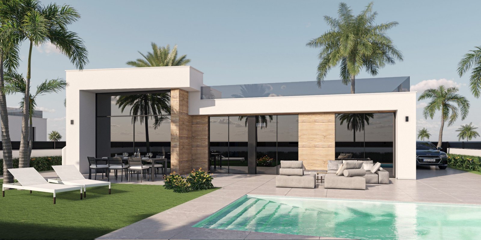 Luxushäuser in der Nähe von Golf, Condado de Alhama, Murcia
