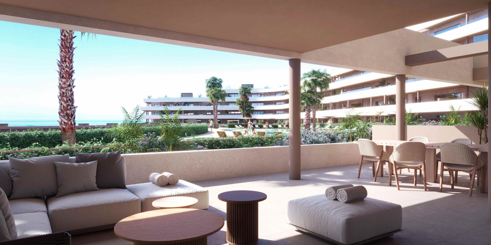Moderne Apartments am Meer, Gemeinschaftspool, Manilva