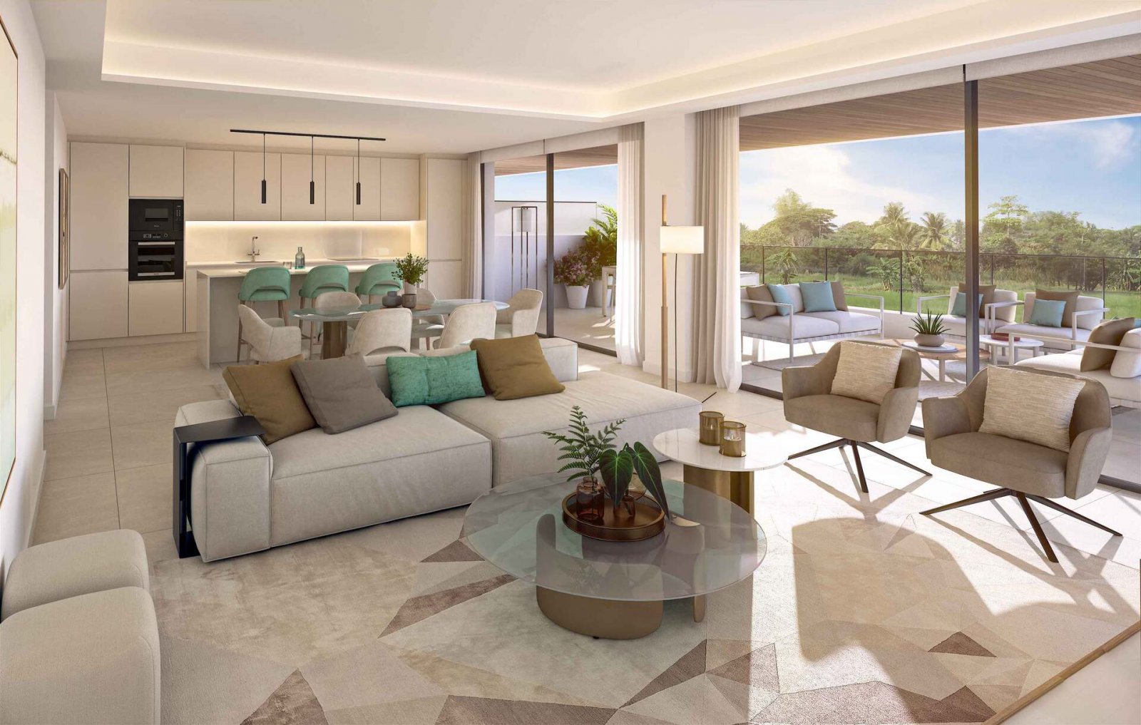 Luxusapartment am Meer, Gemeinschaftspool, Estepona
