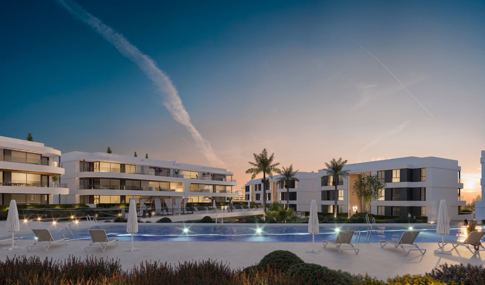 Luxusapartment am Meer, Gemeinschaftspool, Estepona