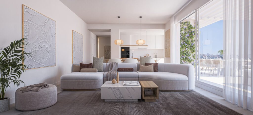 Moderne Apartments am Golfplatz und am Meer, Estepona