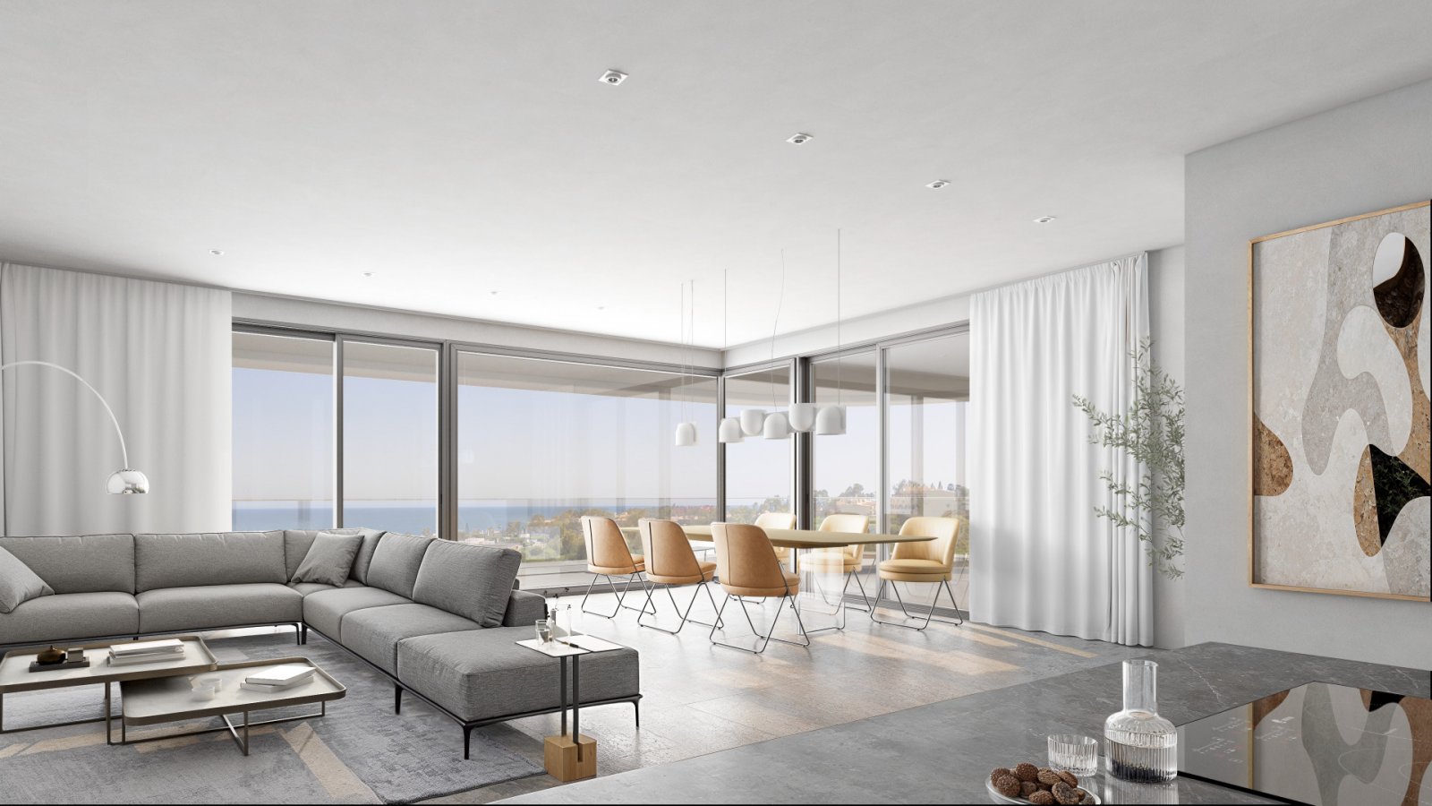 Moderne Apartments am Meer, Garten und Pool, Manilva