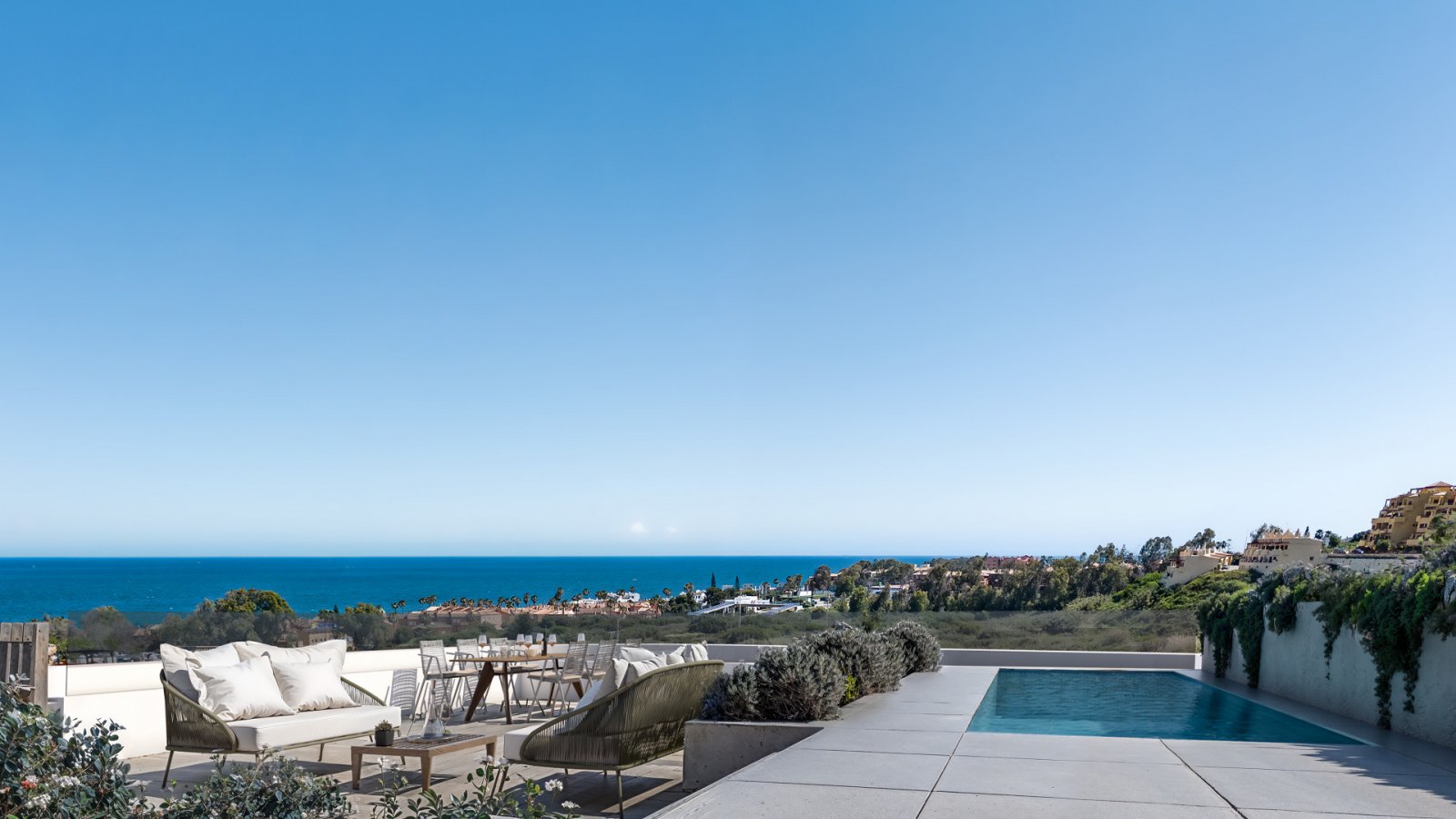 Moderne Apartments am Meer, Garten und Pool, Manilva