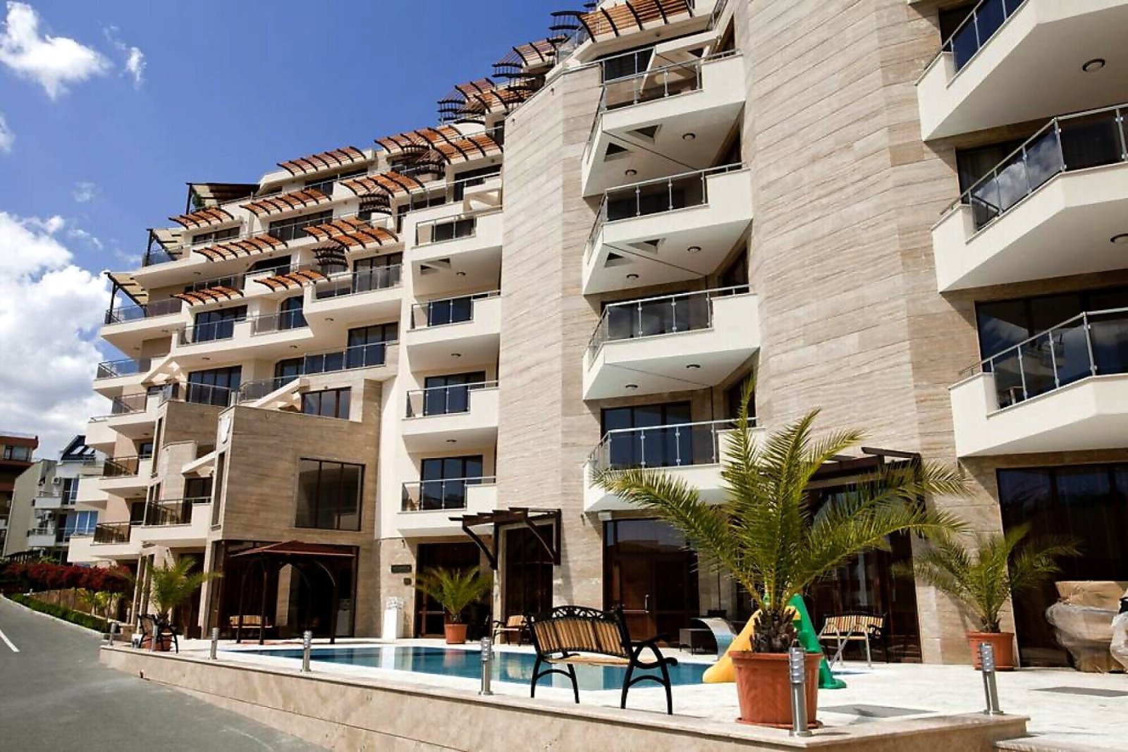 2 Zimmer Wohnung mit Meerblick im Millenium 1 in Sveti Vlas BulgarienNL
